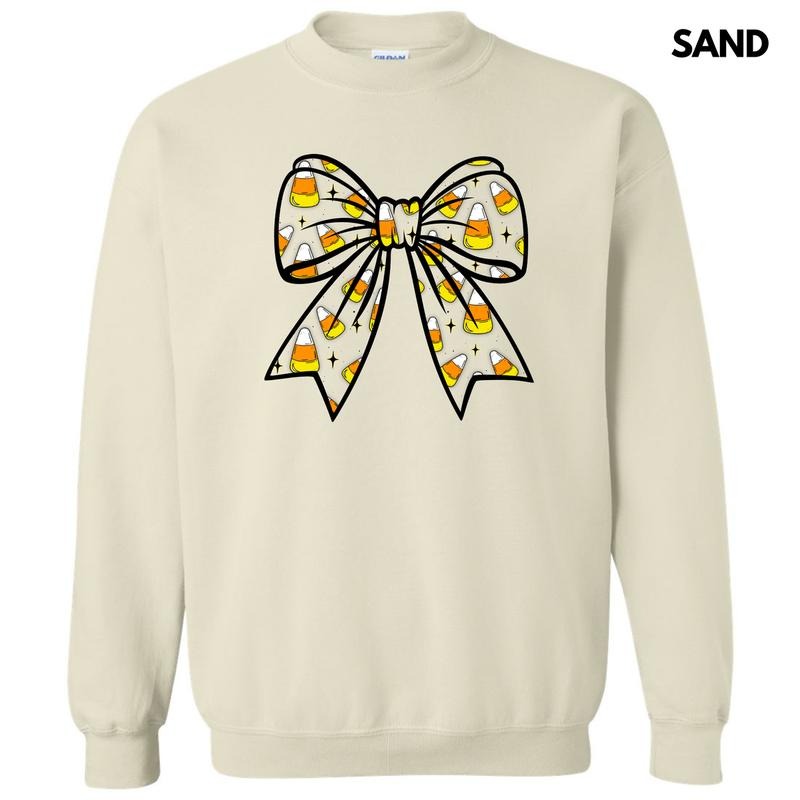 Big Candy Corn Bow Sweatshirt 'NLB' T-Shirts, Hoodie | RetroVerseTees.com