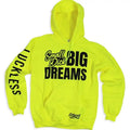 Big Dreams Hoodie | Neon Yellow T-Shirts, Sweatshirt | RetroVerseTees.com