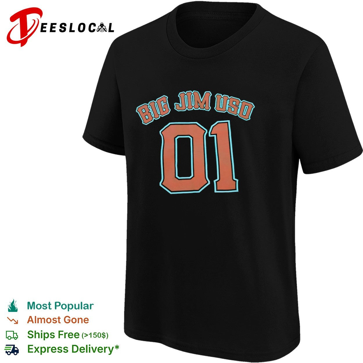 Big Jim Uso 01 Jersey Wrestling shirt