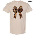 Big Leopard Bow Gildan Short Sleeve T-Shirt 'NLB' Hoodie, Sweatshirt | RetroVerseTees.com