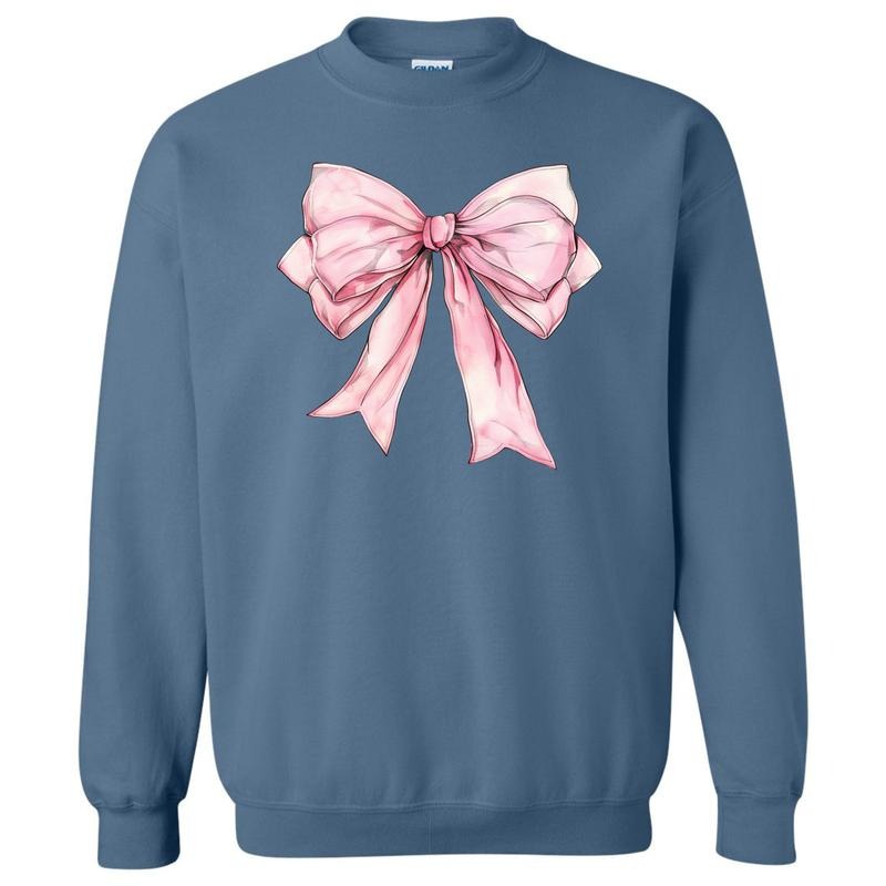 Big Pink Bow Sweatshirt 'NLB' T-Shirts, Hoodie | RetroVerseTees.com