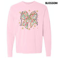 Big Wonderful Time Bow Long Sleeve Comfort Colors T-Shirt 'NLB' Hoodie, Sweatshirt | RetroVerseTees.com