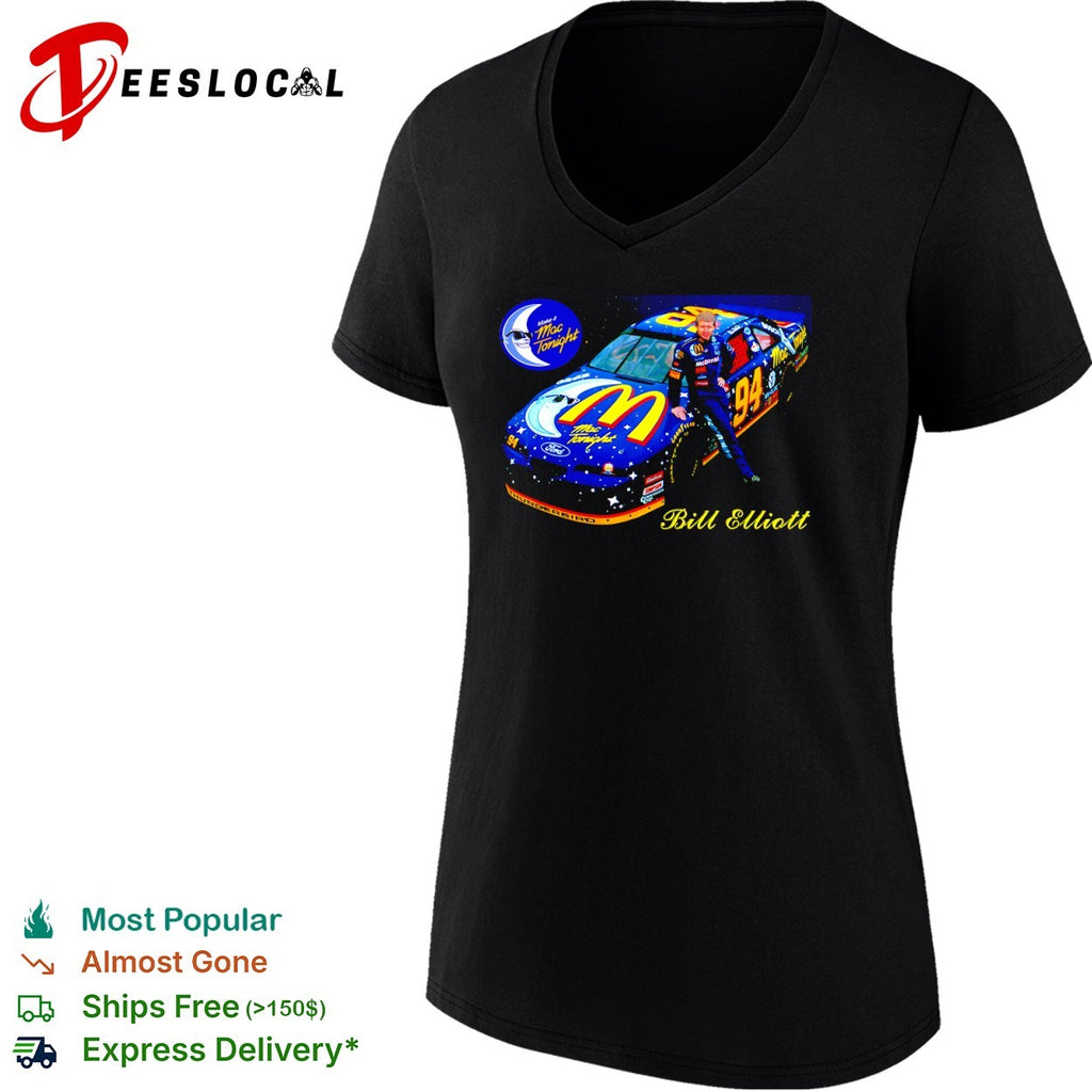 Bill Elliott Mac Tonight race car shirt