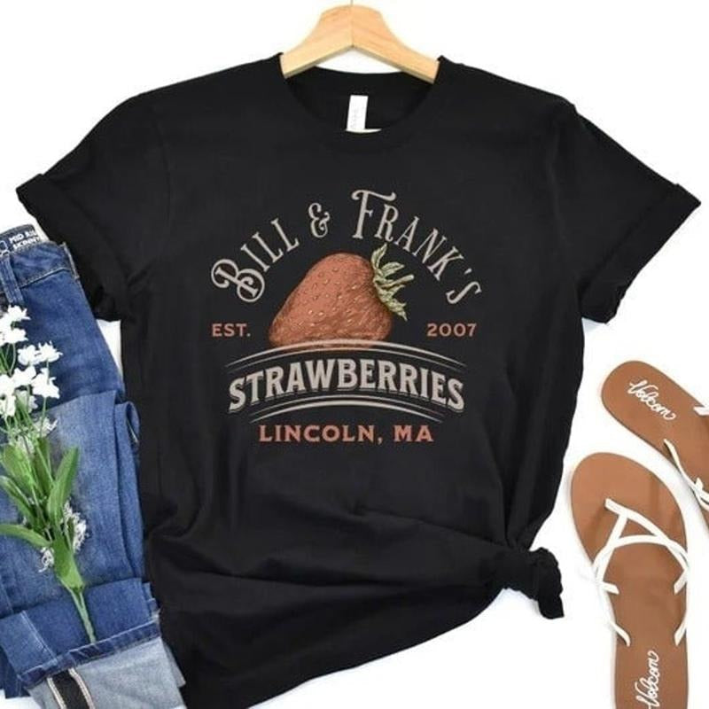 Bill and Frank Strawberry Shirt, TLOU Shirt, Strawberries Shirt, The Last Of Us Hoodie, Sweatshirt | RetroVerseTees.com