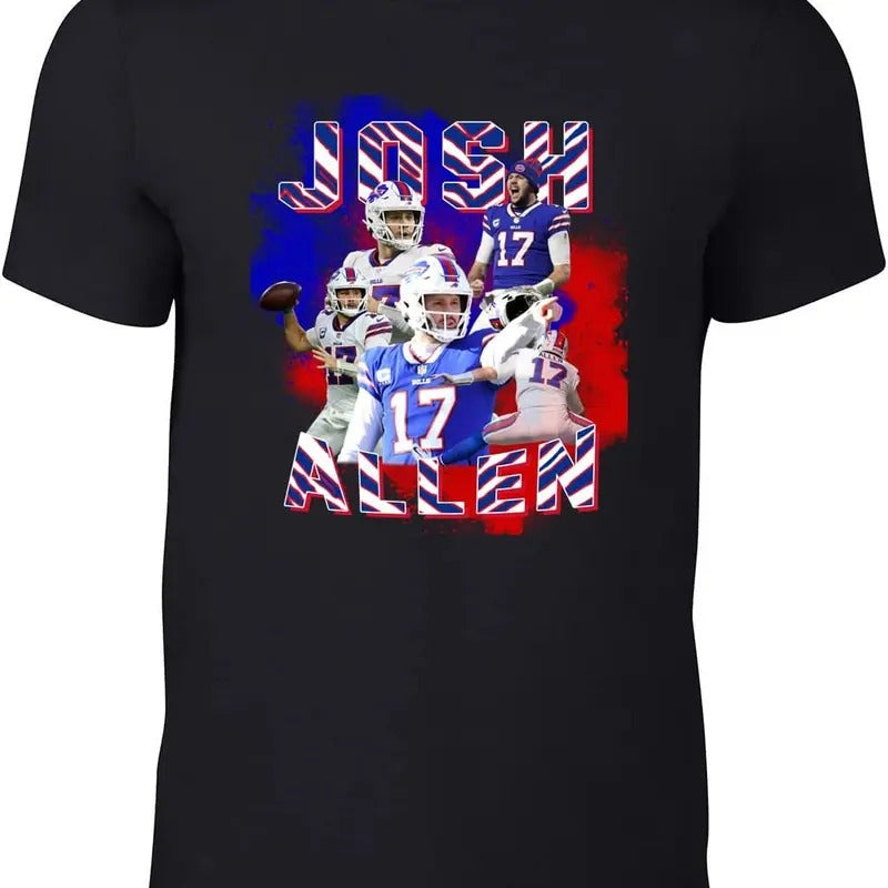 Bills Allen Bootleg Style T-Shirt Hoodie, Sweatshirt | RetroVerseTees.com