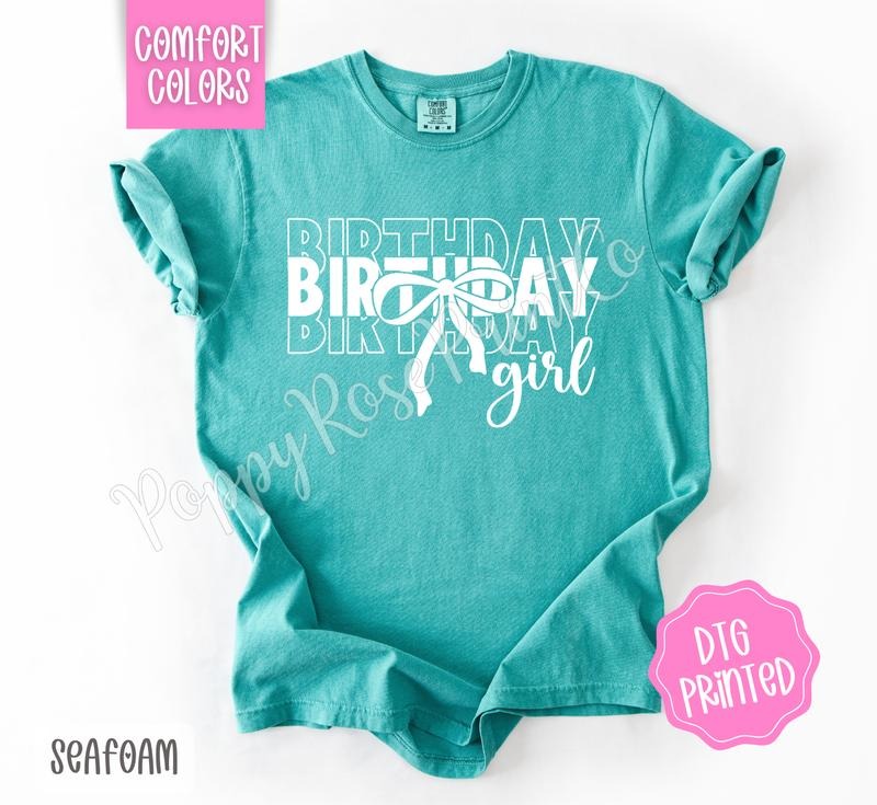 Birthday Girl Shirt Comfort Colors, Cute Women's Tee, Trendy Party Tshirt, Gift for Her Hoodie, Sweatshirt