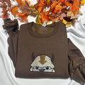 Bison Embroidered Sweatshirt | Trendy Crewneck Pullover | Soft & Cozy Y2K Aesthetic | Vintage Nature-Inspired Design |...