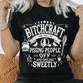Bitchcraft Adult Humor Halloween Shirt. Casual Everyday Softstyle Halloween Unisex T-Shirt. Hoodie, Sweatshirt