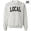 Black - Local Varsity Letter Sweatshirt 'NLB' T-Shirts, Hoodie | RetroVerseTees.com