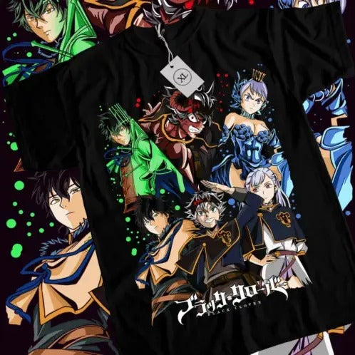 Black Clover Asta Yuno T-shirt Comic,Bull,Magic,Demon,Yami,Anime Shirt All Size Hoodie, Sweatshirt | RetroVerseTees.com