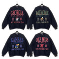 Black Crewneck Sweatshirt Vintage Spiky hair fighters Spiky hair fighters Spiky hair fighters Teams Graphic, Retro...