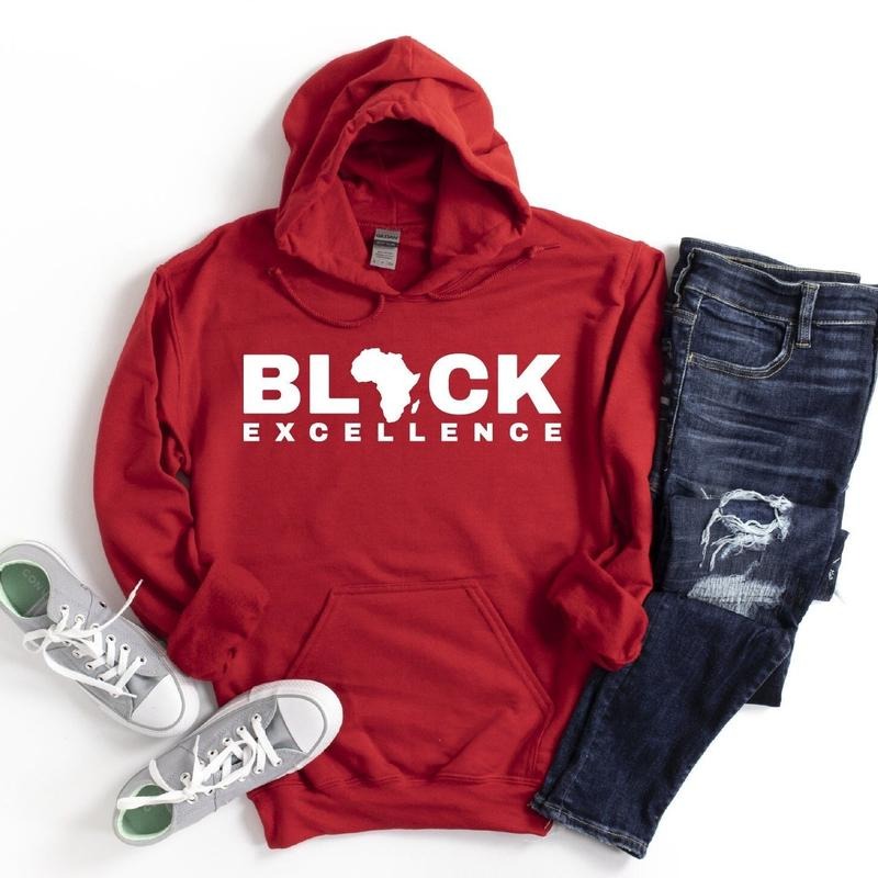 Black Excellence Hoodie, Black History Month Sweatshirt, BLM Hoodie, Black Men Woman Civil Rights Tee | RetroVerseTees.com