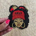Black Girl Red Hat Patch (1 Patch) T-Shirts, Hoodie, Sweatshirt | RetroVerseTees.com