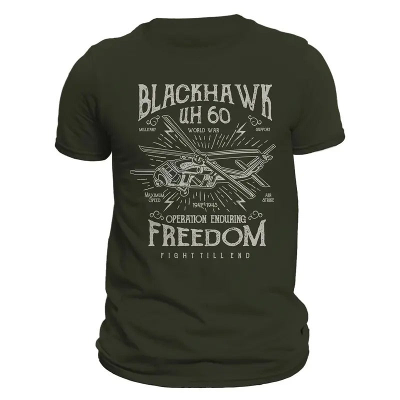 Black Hawk Air Force Military Support Men's T-Shirt Hoodie, Sweatshirt | RetroVerseTees.com
