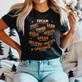 Black History T-Shirt, Dream Educate Believe Shirt, Celebrating Black History Tee, Proud Of Black History Tee, Afro Black...