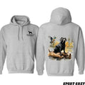 Black Lab Duck Hunting T-shirt Sweatshirt Hoodie