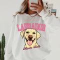 Black Lab Mom Club Sweatshirt ~ Sweatshirt Unisex Apparel Relaxed Fit Printed in the USA Clothing Womenswear Casual and...