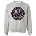 Black Leopard Happy Face Sweatshirt 'NLB' T-Shirts, Hoodie | RetroVerseTees.com
