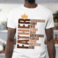 Black Melanin Father Best Dad Ever Words Shirt, Funny Dad Quotes, Retro Father's Day Gift, Dad Shirt Gift Idea Hoodie,...