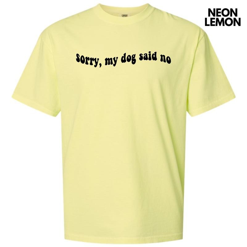 Black My Dog Said No Comfort Colors T-Shirt 'NLB' Hoodie, Sweatshirt | RetroVerseTees.com