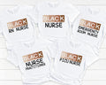 Black Nurse Crew T-shirt, Personalized Nurse Shirt, Black History Month Shirt, Nursing Student Gift Tee, African American...