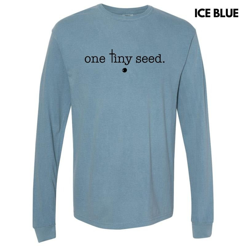 Black One Tiny Seed Long Sleeve Comfort Colors T-Shirt 'NLB' Hoodie, Sweatshirt | RetroVerseTees.com