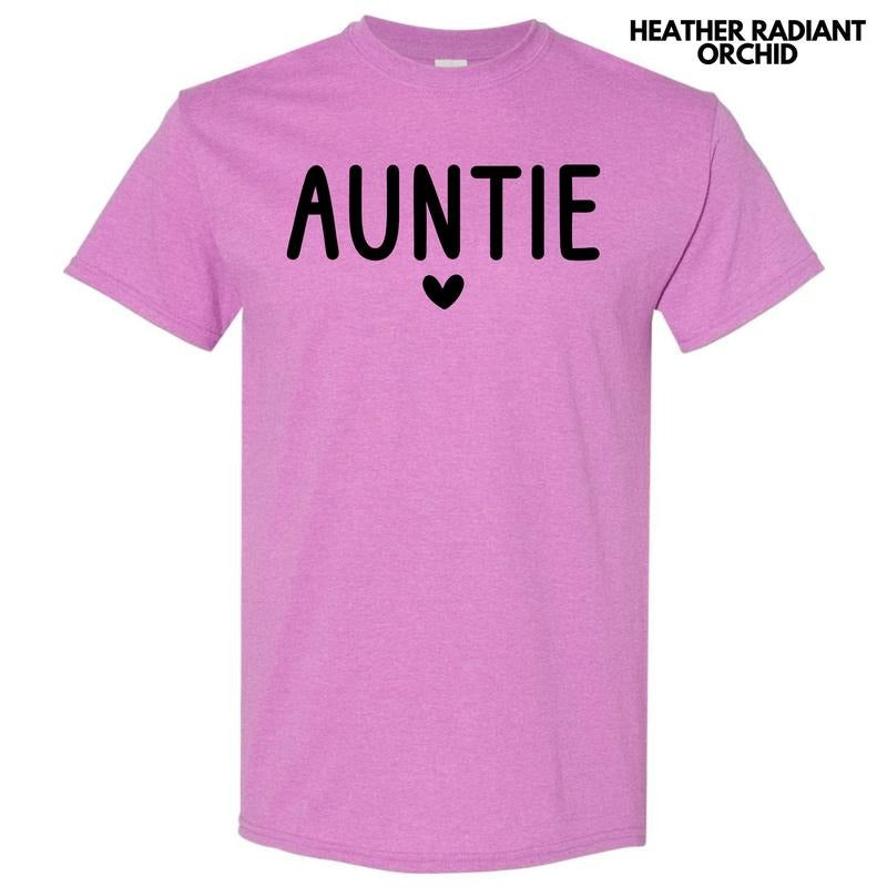 Black Simple Auntie Gildan Short Sleeve T-Shirt 'NLB' Hoodie, Sweatshirt | RetroVerseTees.com