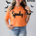 Black Spooky Fluffy Patch Comfort Colors T-Shirt Hoodie, Sweatshirt | RetroVerseTees.com