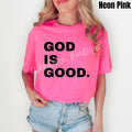 Black Stacked God Is Good Comfort Colors T-Shirt 'NLB' Hoodie, Sweatshirt | RetroVerseTees.com