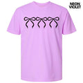 Black Triple Bows Puff Comfort Colors T-Shirt Hoodie, Sweatshirt | RetroVerseTees.com