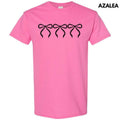 Black Triple Bows Puff Gildan Short Sleeve T-Shirt Hoodie, Sweatshirt | RetroVerseTees.com
