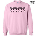 Black Triple Bows Puff Sweatshirt T-Shirts, Hoodie | RetroVerseTees.com