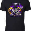 Black Vikings Jefferson Bootleg Style T-Shirt Hoodie, Sweatshirt | RetroVerseTees.com