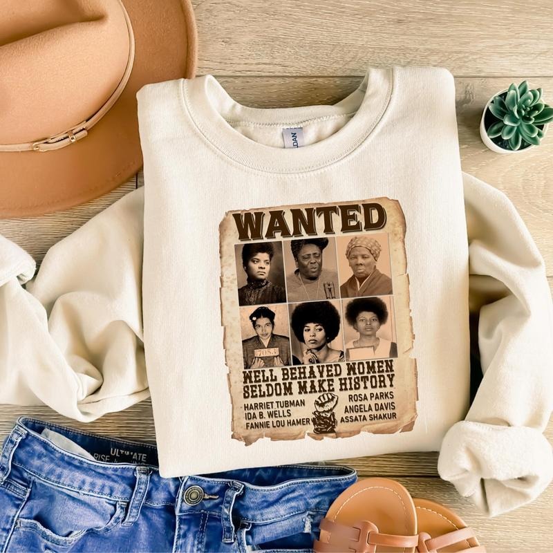 Black Women History Sweatshirt, Black Women, Black History Hoodie, BLM Long Sleeve Shirt, Melanin Hoodie | RetroVerseTees.com