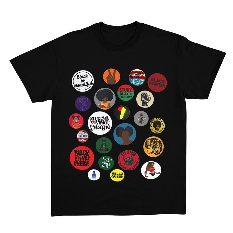 Black is Beautiful T-shirt, Black Lives Matter Shirt, African American Support T-shirt Proud Afro People Tee, Black...
