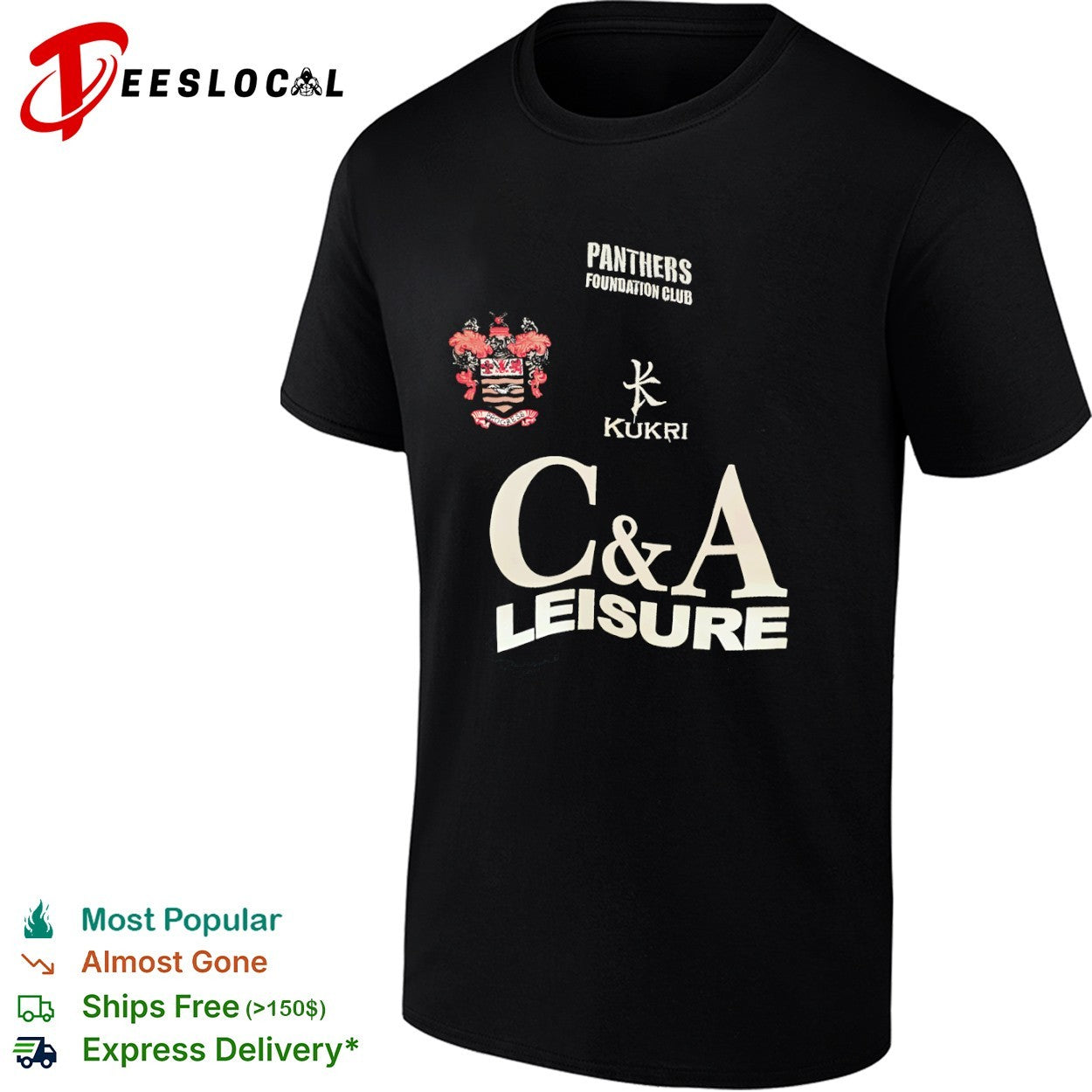 Blackpool Panthers Foundation Club C&A Leisure Jersey shirt