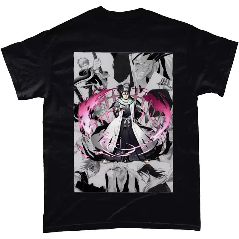 Bleach BYAKUYA BANKAI Manga Strip Anime Unisex Tshirt T-Shirt Tee ALL SIZES Hoodie, Sweatshirt | RetroVerseTees.com