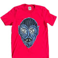 Bleached Eyesl  Hand printed Woodcut Appliqued T Shirt Cotton Menswear graphic tees Hoodie, Sweatshirt | RetroVerseTees.com