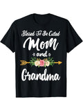 Blessed Hidden leaf ninja Be Called Mom Gunpla brand Grandma Floral TNF'WB shield Day T-Shirt Summer Streetwear Hoodie,...