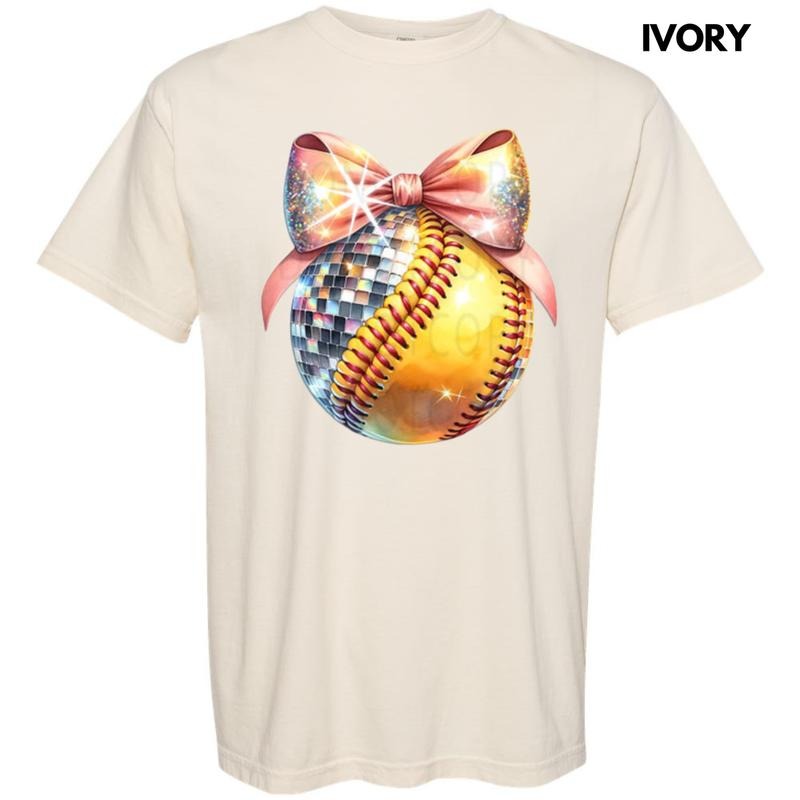 Bling Softball Comfort Colors T-Shirt Hoodie, Sweatshirt | RetroVerseTees.com