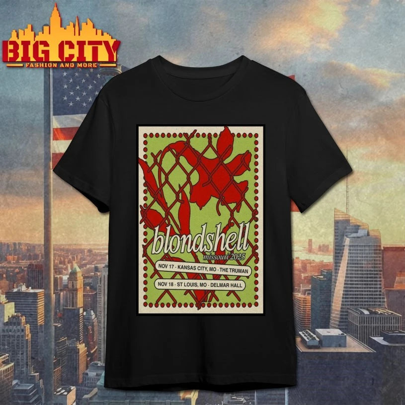 Blondshell Missouri Tour 2025 Poster shirt