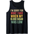 Blood Sugar was Low Funny Type 1 Diabetes T1D Diabetic Tank Top MADE IN USA T-Shirts, Hoodie, Sweatshirt | RetroVerseTees.com