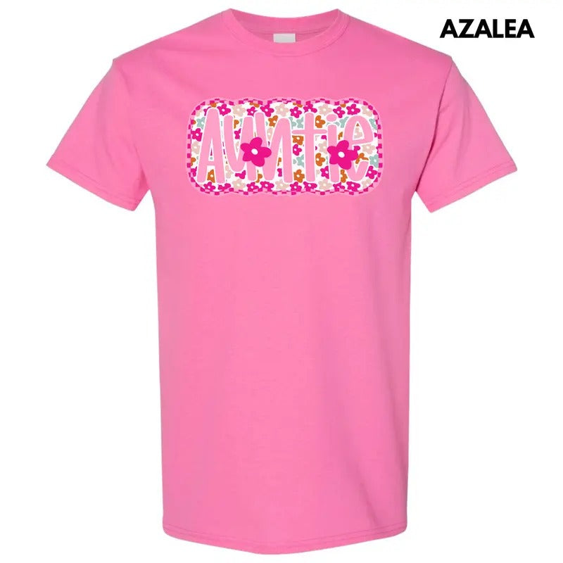 Bloom Auntie Gildan Short Sleeve T-Shirt 'NLB' Hoodie, Sweatshirt | RetroVerseTees.com