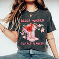 Bloom Where You are Planted Pink DTF Transfers - THIS IS NOT A SHIRT Hoodie, Sweatshirt | RetroVerseTees.com