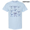 Blue Bow Coquette Collage Gildan Short Sleeve T-Shirt 'NLB' Hoodie, Sweatshirt | RetroVerseTees.com
