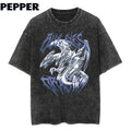 Blue-Eyes Dragon Vintage Tee Menswear Top Underwear Tshirt Hoodie, Sweatshirt | RetroVerseTees.com