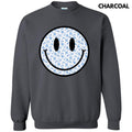 Blue Floral Happy Face Sweatshirt 'NLB' T-Shirts, Hoodie | RetroVerseTees.com