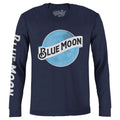 Blue Moon Long Sleeve T-Shirt - Navy Hoodie, Sweatshirt | RetroVerseTees.com