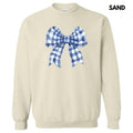 Blue Plaid Big Bow Sweatshirt 'NLB' T-Shirts, Hoodie | RetroVerseTees.com