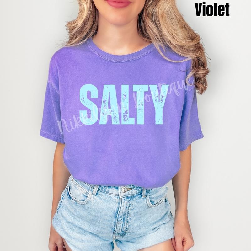 Blue Salty Comfort Colors T-Shirt 'NLB' Hoodie, Sweatshirt | RetroVerseTees.com